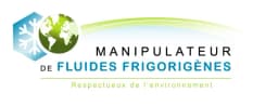 Attestation manipulateurs de fluides frigorigènes